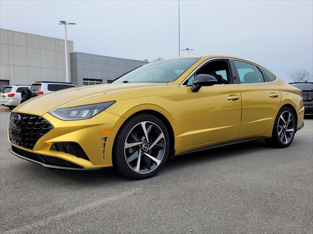 used 2021 Hyundai Sonata car, priced at $20,243