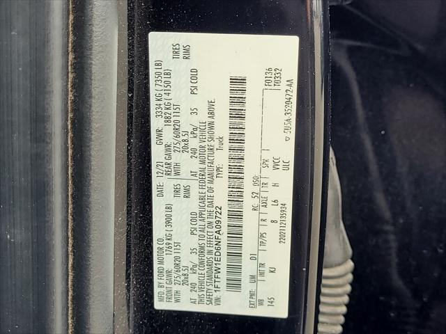 used 2022 Ford F-150 car, priced at $40,989