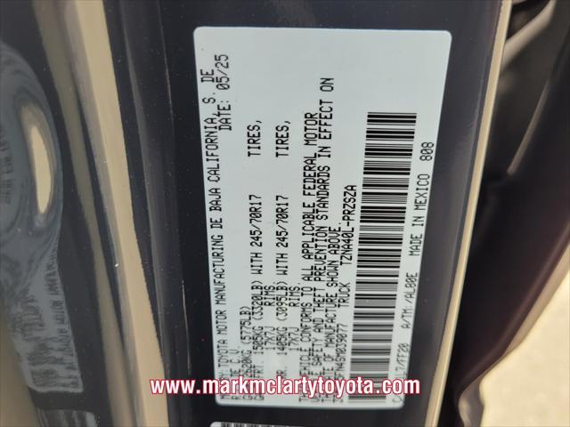 new 2025 Toyota Tacoma car, priced at $41,029