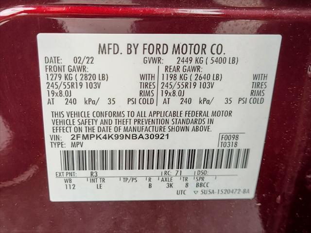 used 2022 Ford Edge car, priced at $20,500