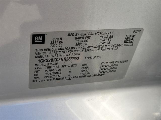 used 2017 GMC Yukon car, priced at $24,489