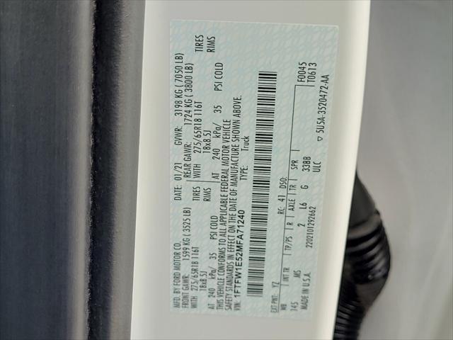 used 2021 Ford F-150 car, priced at $31,272