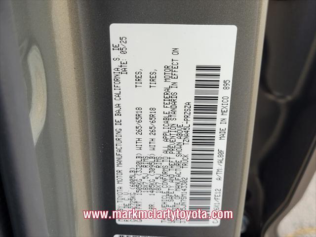 new 2025 Toyota Tacoma car, priced at $49,227