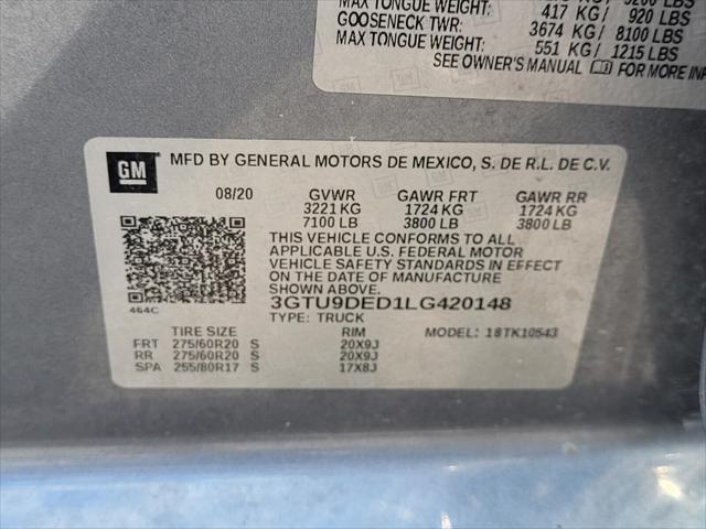 used 2020 GMC Sierra 1500 car, priced at $32,314