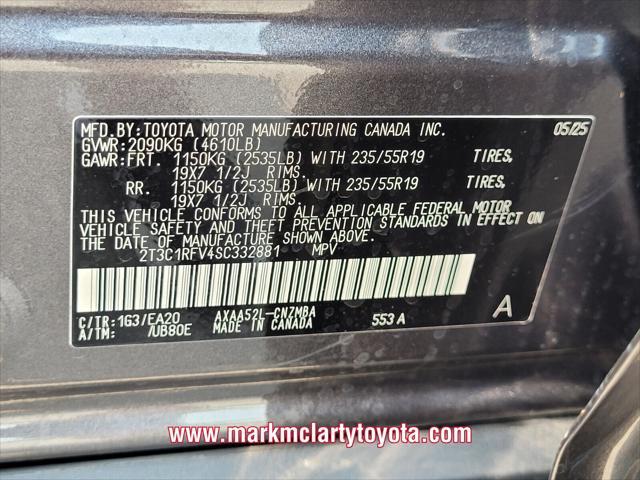 new 2025 Toyota RAV4 car, priced at $37,414