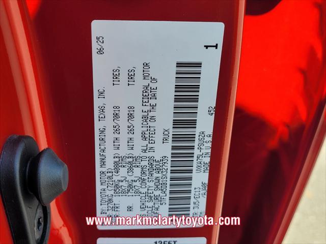 new 2025 Toyota Tundra car, priced at $59,219