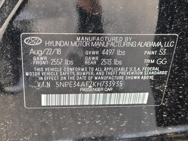 used 2019 Hyundai Sonata car, priced at $18,824