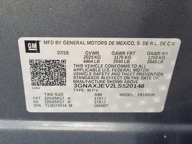 used 2020 Chevrolet Equinox car, priced at $15,592
