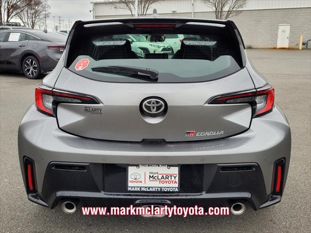 new 2025 Toyota GR Corolla car, priced at $45,208