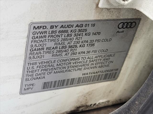 used 2018 Audi Q7 car, priced at $19,789