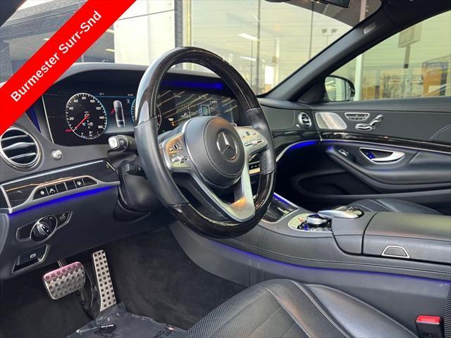 used 2018 Mercedes-Benz S-Class car, priced at $35,995