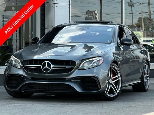 used 2018 Mercedes-Benz AMG E 63 car, priced at $41,995