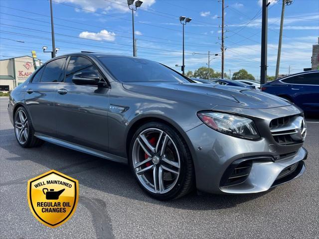 used 2018 Mercedes-Benz AMG E 63 car, priced at $41,495