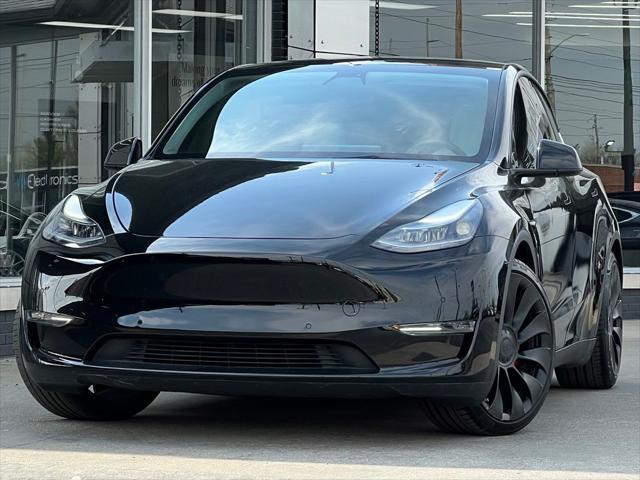 used 2021 Tesla Model Y car, priced at $28,500