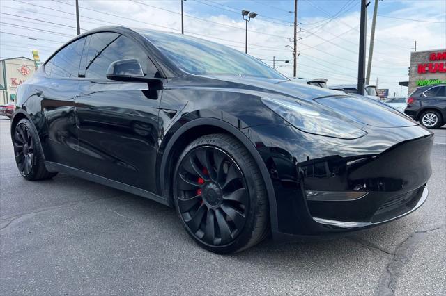 used 2021 Tesla Model Y car, priced at $28,500