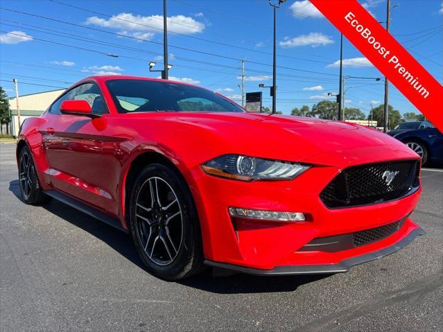 used 2021 Ford Mustang car, priced at $22,995