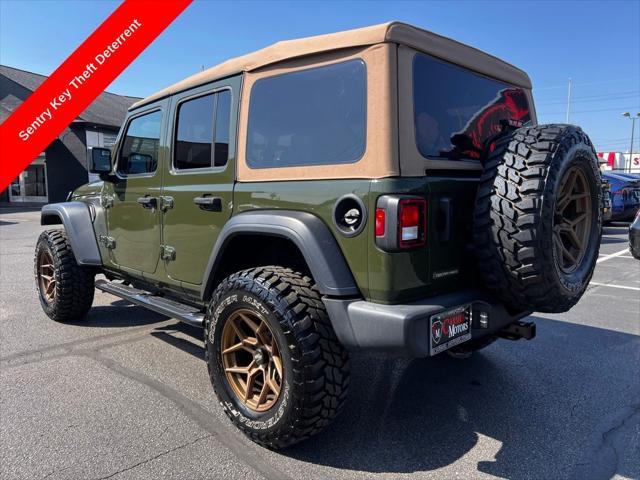 used 2021 Jeep Wrangler Unlimited car, priced at $29,795