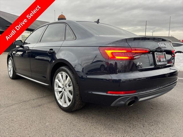 used 2018 Audi A4 car, priced at $16,750