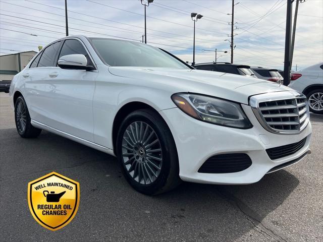 used 2015 Mercedes-Benz C-Class car, priced at $10,995