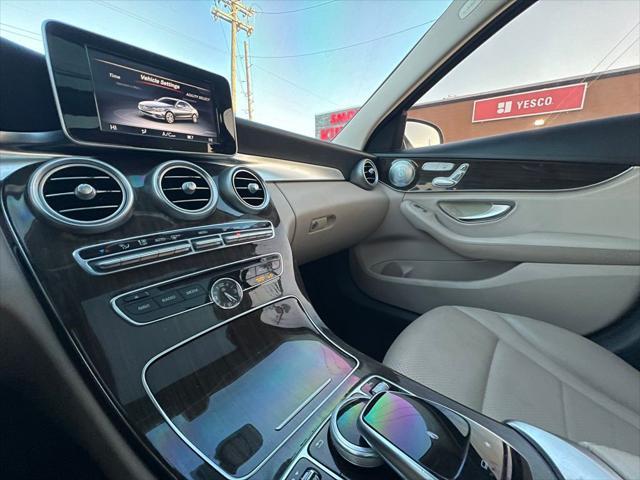 used 2015 Mercedes-Benz C-Class car, priced at $16,495