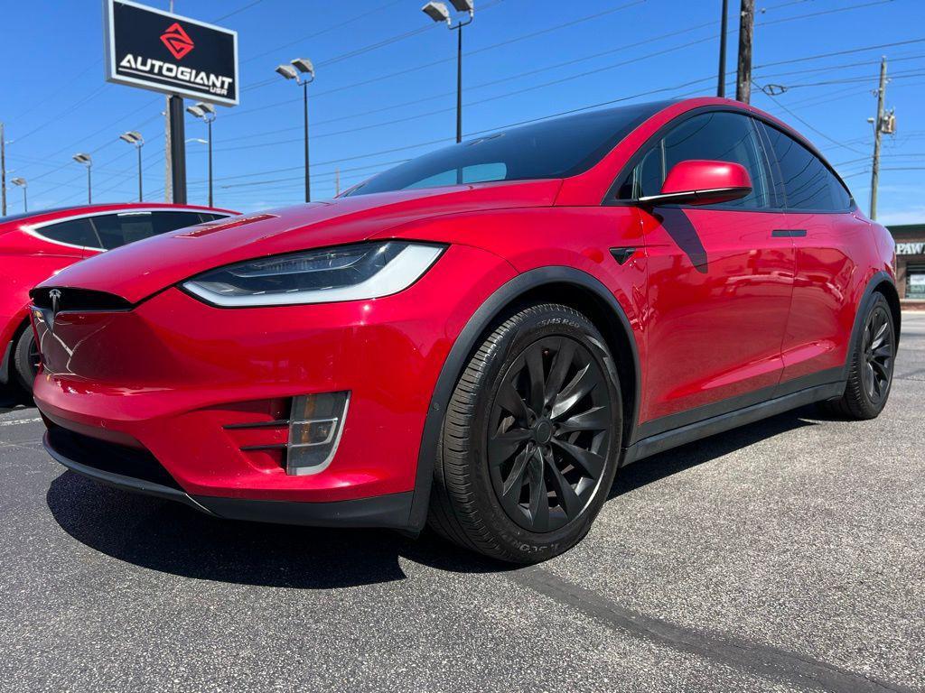 used 2017 Tesla Model X car, priced at $25,000