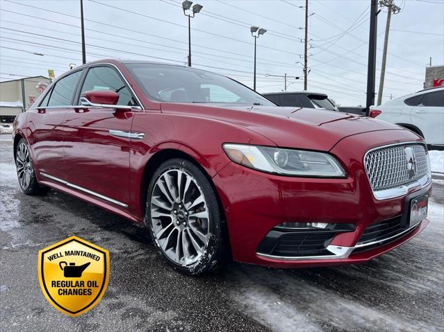 used 2017 Lincoln Continental car, priced at $21,995