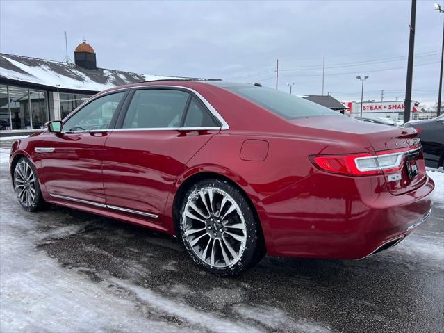 used 2017 Lincoln Continental car, priced at $21,995