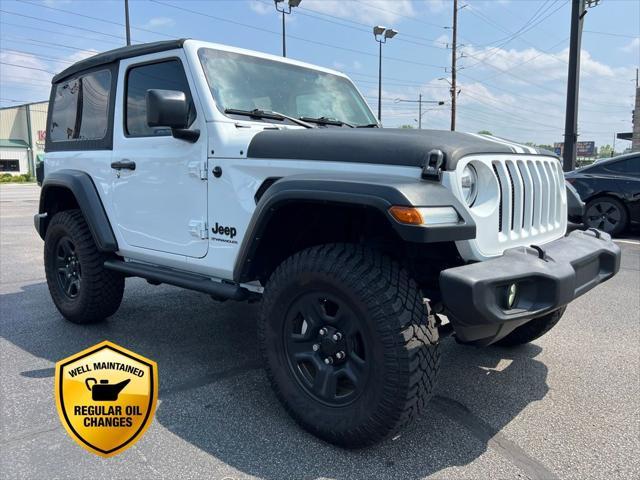 used 2023 Jeep Wrangler car, priced at $29,495