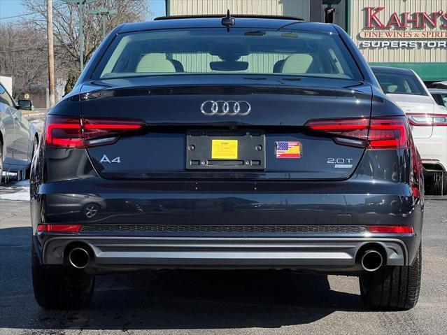 used 2018 Audi A4 car, priced at $18,495