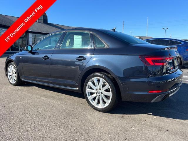 used 2018 Audi A4 car, priced at $18,495