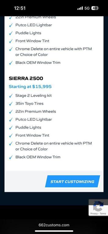 used 2022 GMC Sierra 2500 car, priced at $69,995