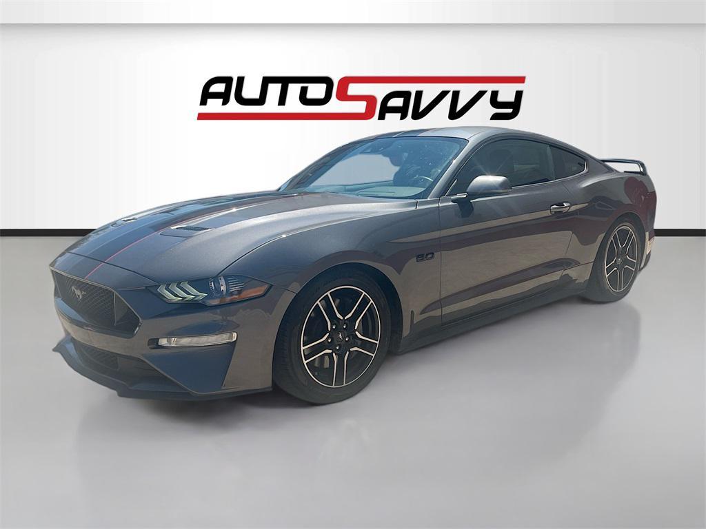 used 2021 Ford Mustang car, priced at $27,000