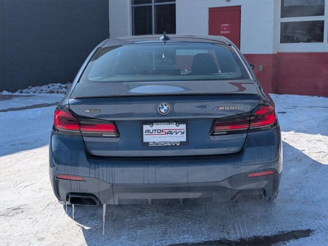 used 2023 BMW M550 car, priced at $56,500