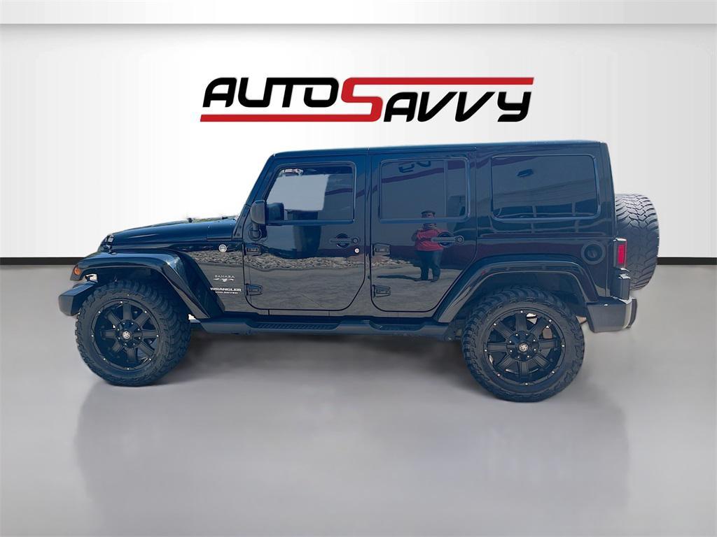 used 2017 Jeep Wrangler Unlimited car, priced at $17,200