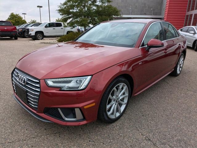 used 2019 Audi A4 car, priced at $22,500