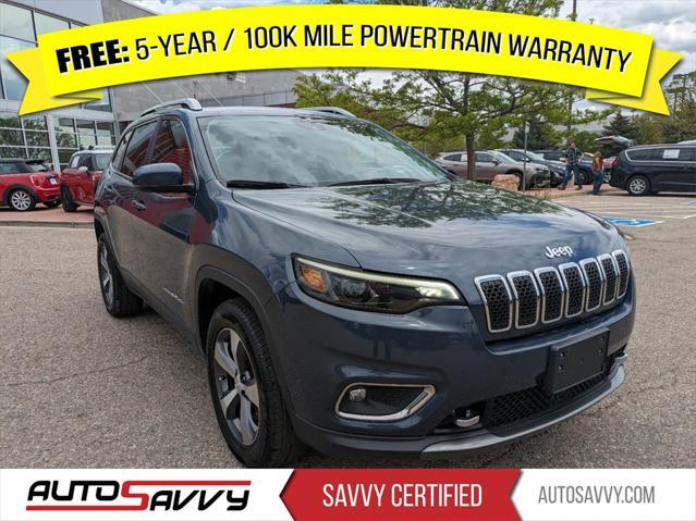 used 2021 Jeep Cherokee car, priced at $21,300