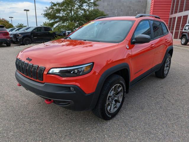 used 2021 Jeep Cherokee car, priced at $21,200