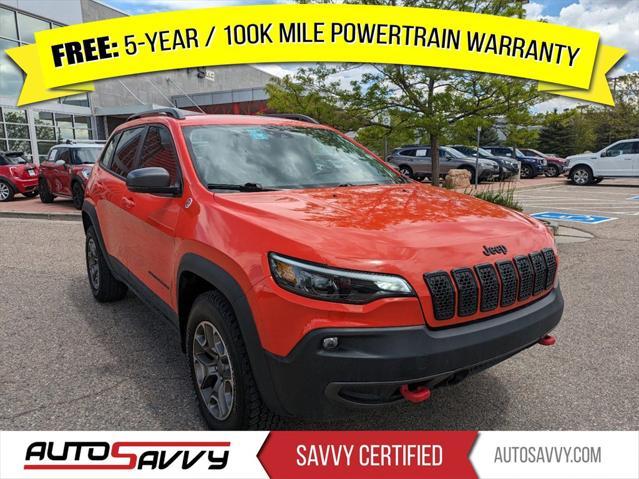 used 2021 Jeep Cherokee car, priced at $21,800