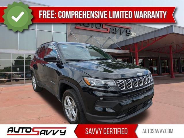 used 2023 Jeep Compass car, priced at $21,500