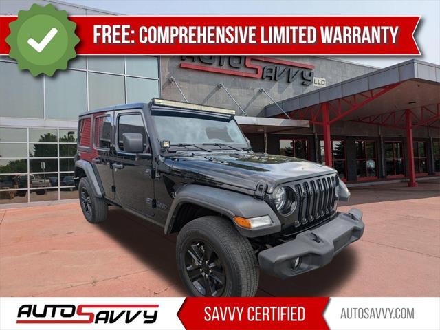 used 2022 Jeep Wrangler Unlimited car, priced at $29,500