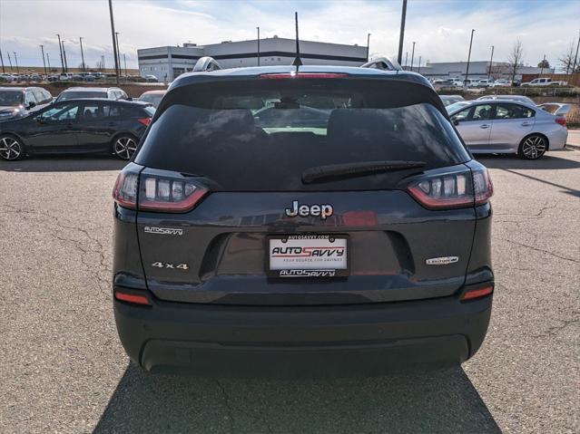 used 2021 Jeep Cherokee car, priced at $20,000