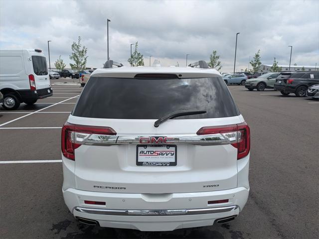 used 2021 GMC Acadia car, priced at $29,100