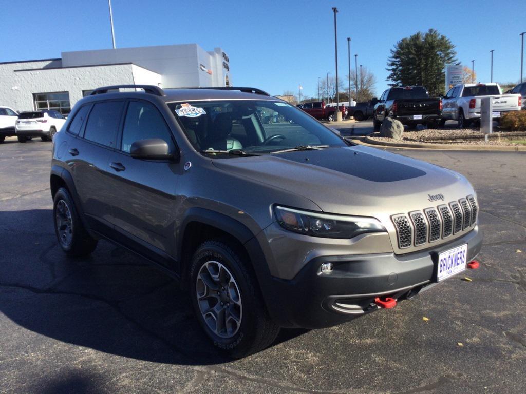 used 2021 Jeep Cherokee car, priced at $20,500