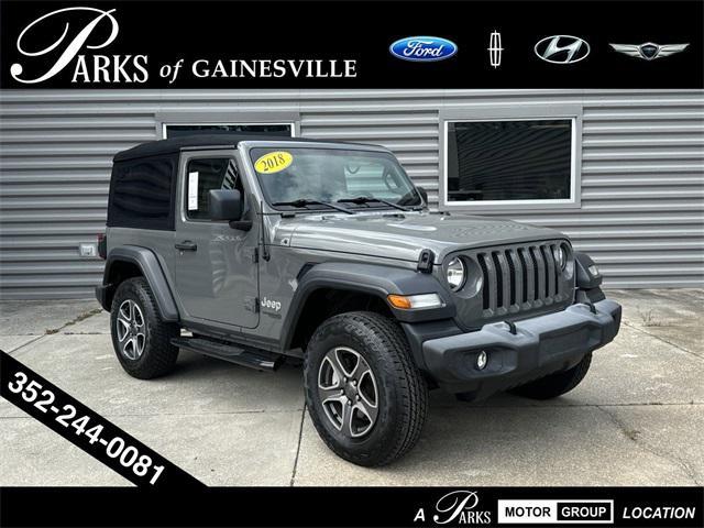 used 2018 Jeep Wrangler car, priced at $24,799