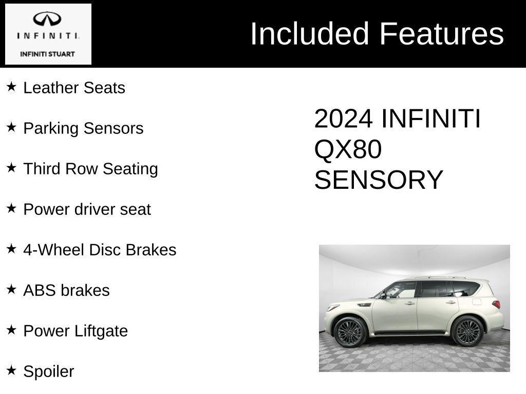 used 2024 INFINITI QX80 car, priced at $61,645