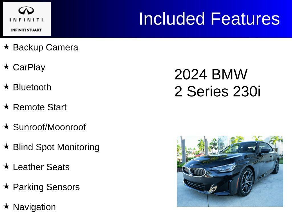 used 2024 BMW 230 car, priced at $35,655