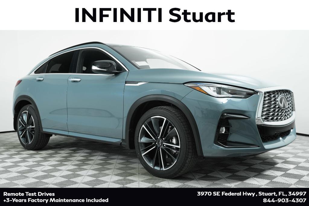 new 2025 INFINITI QX55 car, priced at $49,780