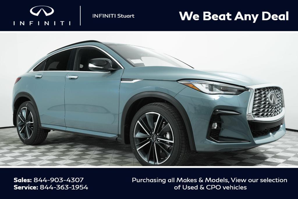 new 2025 INFINITI QX55 car, priced at $52,280