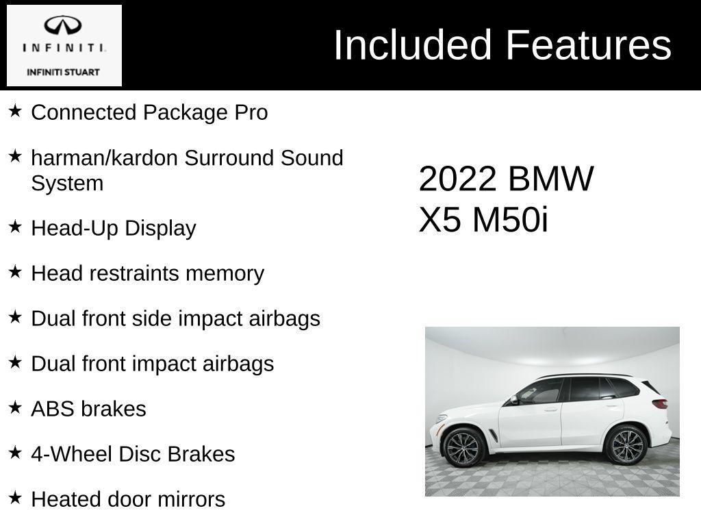 used 2022 BMW X5 car, priced at $58,498