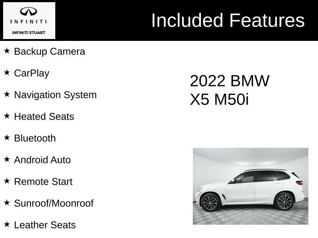 used 2022 BMW X5 car, priced at $58,498